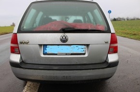 Polizeiinspektion Nienburg / Schaumburg: POL-NI: Verkehrsunfall unter Beteiligung von drei Pkw; Zwei Personen leicht verletzt