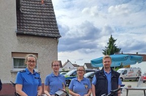 Polizeipräsidium Südhessen: POL-DA: Biblis: Polizei codiert 52 Fahrräder