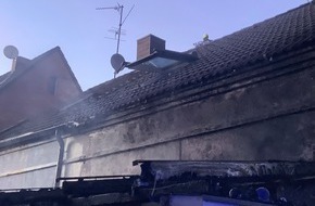 Feuerwehr Gelsenkirchen: FW-GE: Explosion in einem Anbau eines Wohngeb&auml;udes