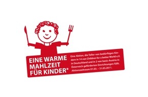 Children for a better World e.V.: Bündnis gegen Mangelernährung von Kindern / basic bio-Genuss für alle und Children for a better World e. V. wiederholen die Sonderaktion "Eine warme Mahlzeit für Kinder*" auch in 2011 (mit Bild)