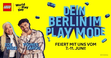 LEGO GmbH: World Play Day: Neue LEGO® Initiative für mehr kreative Spielräume in der Stadt