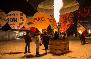 Deutscher Verband Flüssiggas e.V.: Mit Flüssiggas den Winterhimmel erobern / Heißluftballonausflüge und -festivals: ein beliebtes Vergnügen auch in der kalten Jahreszeit