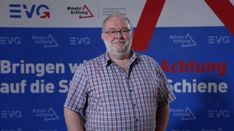 EVG Eisenbahn- und Verkehrsgewerkschaft: EVG NRW: Gesamtbetriebsratsvorsitzender von DB Cargo Jörg Hensel fordert #mehrAchtung