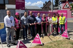 Deutsche Telekom AG: W&uuml;rselen: Spatenstich f&uuml;r weiteren Glasfaserausbau in Bardenberg