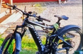 Polizeiinspektion Göttingen: POL-GÖ: (170/2024) Schwarzes "Giant"- E-Bike in Bad Lauterberg gestohlen - Zeugen gesucht!