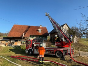 KFV Bodenseekreis: Großeinsatz bei Wohnhausbrand