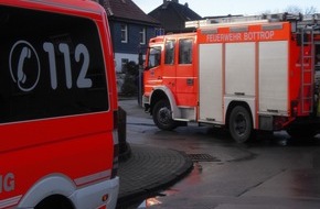 Feuerwehr Bottrop: FW-BOT: Entstehungsbrand in Küche schnell gelöscht