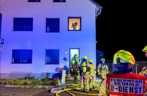 Feuerwehr Detmold: FW-DT: Gemeldeter Wohnungsbrand - Essen auf Herd verursacht starke Rauchentwicklung