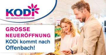 KODi Diskontläden GmbH: Große Neueröffnung – KODi kommt nach Offenbach!