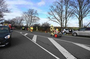 Feuerwehr Pulheim: FW Pulheim: Schwerer Verkehrsunfall zwischen Pulheim und Köln