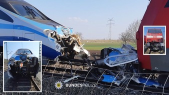 Bundespolizeidirektion München: Bundespolizeidirektion München: Nachtrag zum Bahnbetriebsunfall bei Messfahrt