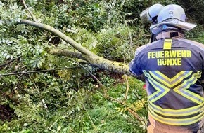 Freiwillige Feuerwehr Hünxe: FW Hünxe: Sturmschaden