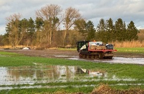 Feuerwehr Flotwedel: FW Flotwedel: 11. Lagemeldung zur Hochwasserlage in der Samtgemeinde Flotwedel