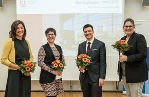 Universität Bremen: Berninghausenpreis: Auszeichnung für vier Lehrende