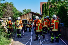 KFV-CW: Brand in Neuweiler - Zwerenberg fordert hohen Sachschaden