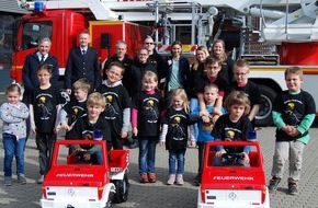 Feuerwehr Haan: FW-HAAN: Haaner Feuerwehr hat jetzt eine Kinderfeuerwehr