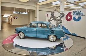Skoda Auto Deutschland GmbH: Neue Ausstellung im Škoda Museum: 60 Jahre Škoda 1000 MB