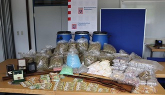 Polizeipräsidium Südhessen: POL-DA: Kreis Groß-Gerau: Rauschgiftfahnder beschlagnahmen kiloweise Drogen-Vier Tatverdächtige in Haft