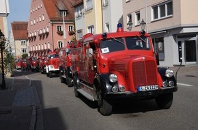 Landesfeuerwehrverband Baden-Württemberg e.V.: FWV BW: 11. Landesfeuerwehr-Oldtimertreffen Von Löschfahrzeug bis Drehleiter: Nostalgie-Zauber in Winnenden