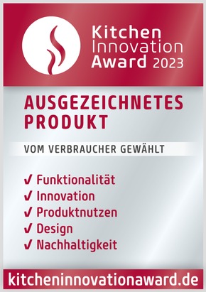 Ausgezeichnet ins neue Jahr: AEG gewinnt dreifach beim Kitchen Innovation Award