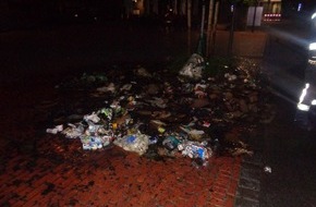 Polizei Aachen: POL-AC: Brennende Mülltonnen in Baesweiler - Polizei ermittelt wegen Brandstiftung