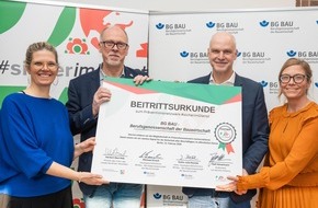 #sicherimDienst: #sicherimDienst: BG BAU Mitglied im Netzwerk #sicherimDienst