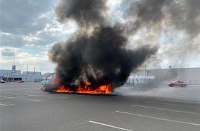 Polizeiinspektion Ingelheim: POL-PIING: Brand einer Einkaufswagenbox