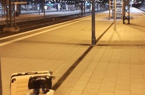 Bundespolizeiinspektion Magdeburg: BPOLI MD: Reisende lässt ihr Gepäck unbeaufsichtigt stehen und löst Polizei-einsatz aus