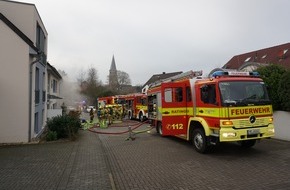 Feuerwehr Ratingen: FW Ratingen: Kellerbrand in Ratingen-Homberg - Bewohner blieben unverletzt