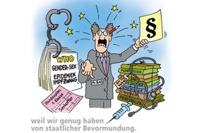 Komitee NEIN zum EpG - gegen BAG-Zentralismus und WHO-Diktat: Eidg. Abstimmung - Komitee NEIN zum EpG: Nein zu diesem gefährlichen Epidemiengesetz (BILD)