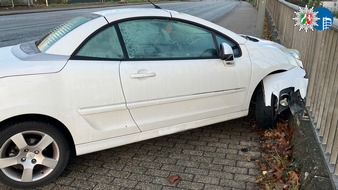 Polizeipräsidium Oberhausen: POL-OB: Rutschpartie auf der Essener Straße - Sieben Fahrzeuge beteiligt - Verursacher flüchtig