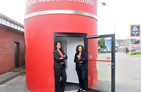 Sparkasse KölnBonn: Bargeldversorgung in neuem Look – Sparkasse KölnBonn setzt einen SB-Pavillon jetzt auch im Kölner Süden ein