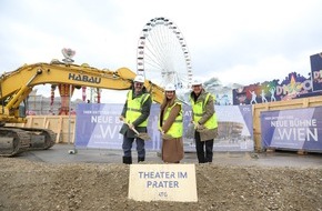ATG Entertainment: Spatenstich für das  „Theater im Prater": Neues Musicalhaus für Wien nimmt Bauarbeiten auf
