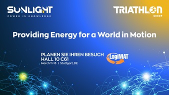 Sunlight Group: Sunlight Group nimmt an internationaler Fachmesse LogiMAT 2025 teil / Vorstellung der hochmodernen Lithiumbatterie LiONFORCE TP200 und Einführung in fortschrittliche Energiemanagementlösungen