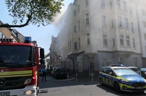 Feuerwehr Dortmund: FW-DO: Feuer im Mehrfamilienhaus in der Nordstadt