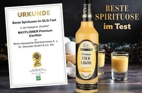 NORMA: DLG zeichnet MAYFLOWER Premium Eierlikör im Dezember 2025 mit Gold aus / Die beste Spirituose gibt's bei NORMA