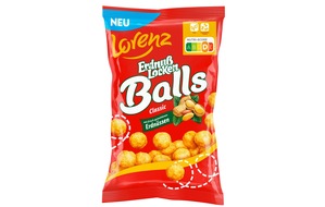 The Lorenz Bahlsen Snack-World GmbH & Co KG Germany: Presseinformation Lorenz: ErdnußLocken Balls: Ein rundes Snack-Vergnügen