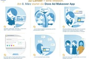 Unilever Deutschland GmbH: Jetzt bestimmen echte Frauen die Werbung! / Einzigartige Social-Media-Kampagne von Dove zum Weltfrauentag (BILD)