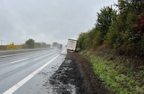 Polizeidirektion Landau: POL-PDLD: Von Fahrbahn abgekommen