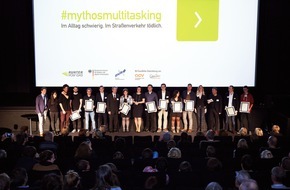 ACV Automobil-Club Verkehr: Preisträger des Wettbewerbs "Mythos Multitasking" geehrt (FOTO)