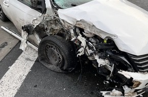 Autobahnpolizeiinspektion: API-TH: Glück im Unglück - Verkehrsunfall auf dem Parkplatz