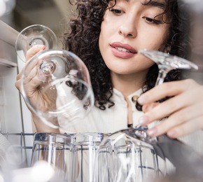 Frei von Kalk - keine Streifen, keine Schlieren