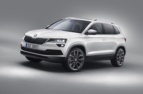 Skoda Auto Deutschland GmbH: SKODA KAROQ: neues, kompaktes SUV mit viel Platz und modernster Technik