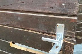 Polizeidirektion Kaiserslautern: POL-PDKL: Einbrüche in Vereinsheime und Gartenhaus