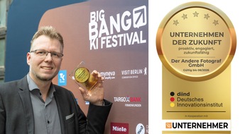 Der andere Fotograf GmbH: Ausgezeichnet als "Unternehmen der Zukunft": Die Der Andere Fotograf GmbH erhält Ehrung des Deutschen Innovationsinstituts