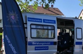 Polizeipräsidium Südosthessen: POL-OF: Beratungsmobil des Polizeipräsidiums Südosthessen am 09.06.2022 auf dem Rosenauplatz; Wer sah die Unfallflucht in der Offenbacher Landstraße?; Kind bei Verkehrsunfall verletzt und mehr