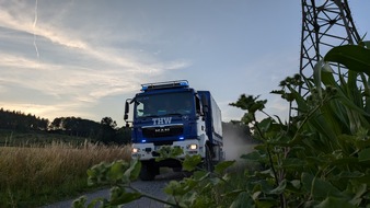 FW-AR: Interkommunale Waldbrandübung der Feuerwehren Ense und Arnsberg