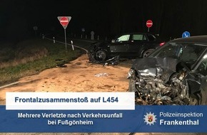 Polizeidirektion Ludwigshafen: POL-PDLU: (Fußgönheim) - Schwerer Verkehrsunfall mit Personenschaden