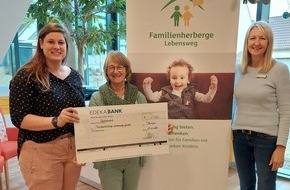 Edeka Südwest: Presse-Information: Edeka-Mitarbeitende unterstützen Familienherberge Lebensweg