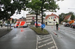 Polizeiinspektion Oldenburg-Stadt / Ammerland: POL-OL: +++ Oldenburg: Pedelecfahrer nach Unfall verletzt +++